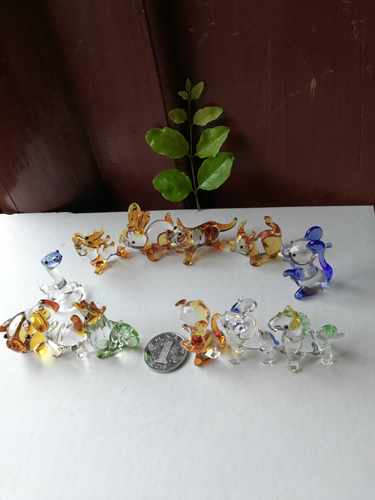 迷你版水晶玻璃12生肖十二摆件鼠牛虎免龙蛇马羊猴鸡狗猪工艺包邮 - 封面