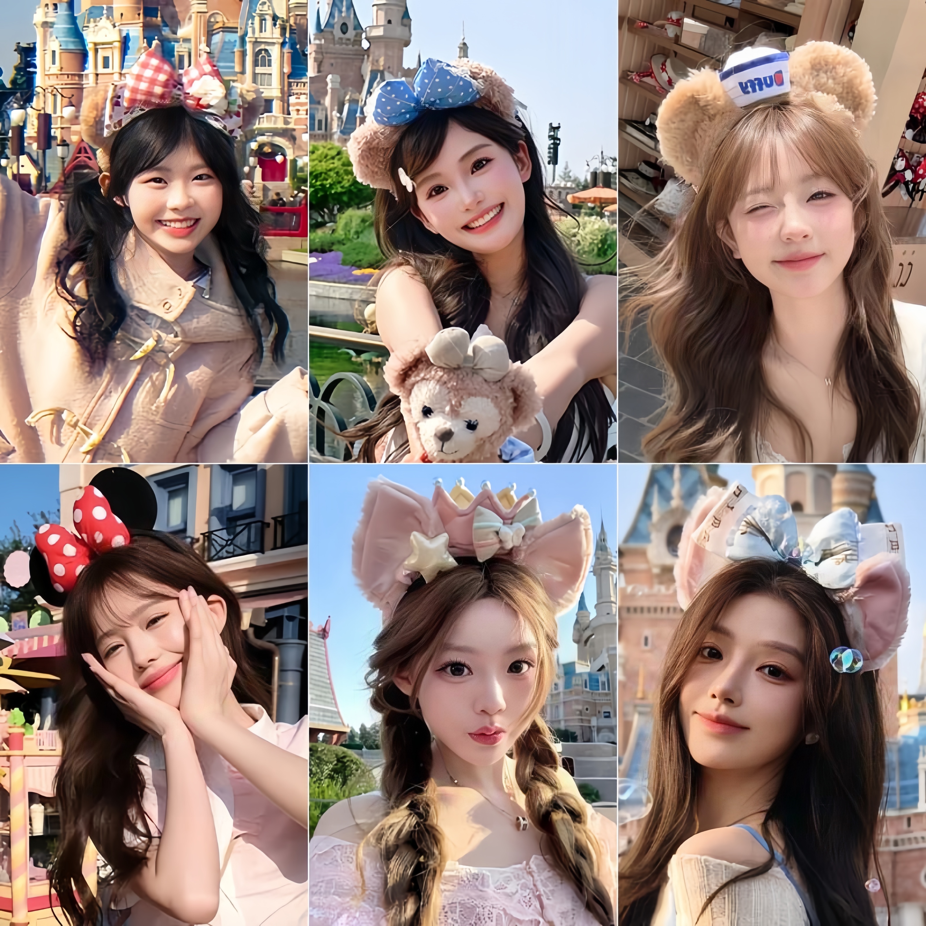 迪士尼发箍达菲甜美可爱生日帽