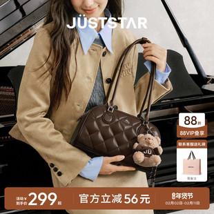 【情人节礼物】欧时纳华夫法棍包2025新款波士顿保龄球包腋下女包