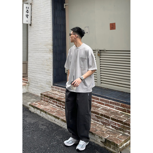 原创短袖日系青少年刺绣T恤