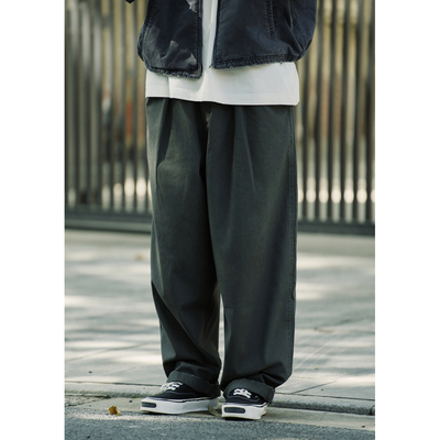 Batterup日系破坏复古工装长裤
