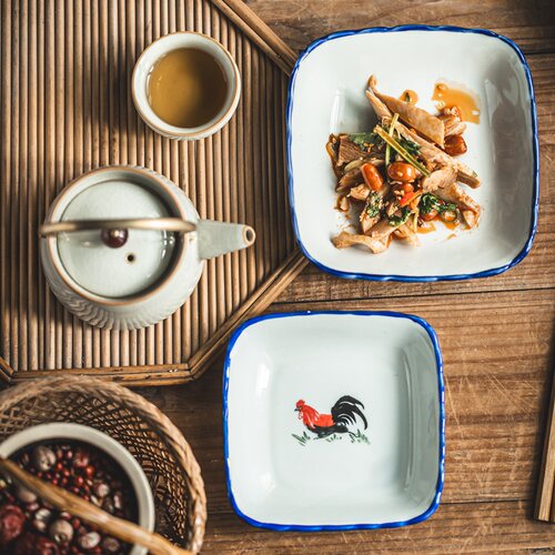 卤菜凉菜盘商用冷菜盘点心碟餐具