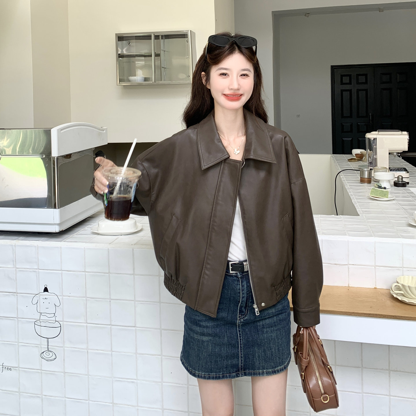 现货新款皮衣外套239-2593-P155k238,女装皮衣,浙宝239