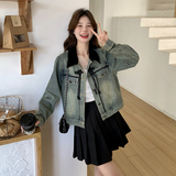 有买家秀！现货！！！新款风盘扣牛仔外套239-8139-p135k188，女装短外套，浙宝239