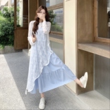 有买家秀现货新款连衣裙罩衫两件套套装239-2589-P165k248，女装套装/套裙，浙宝239