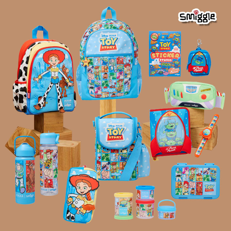 澳洲Smiggle学生幼儿童玩具双肩胡笛卡通书包笔袋