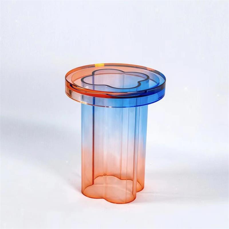 亚克力茶几 凳子桌子小圆桌子茶几客厅家用边几北欧阳台卧室床头