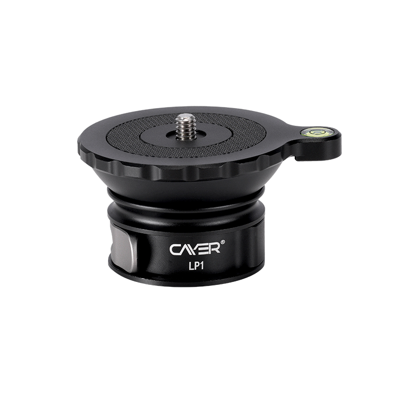 卡宴（Cayer）半球碗 LP1 LQ1水平调节球碗快速调整云台半球碗底座全景云台三脚架快速调平
