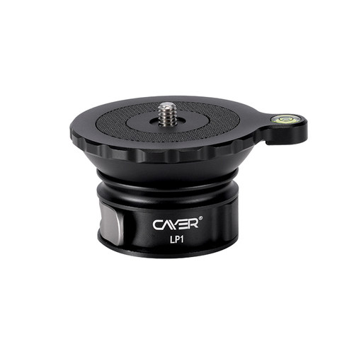 卡宴（Cayer）半球碗 LP1 LQ1水平调节球碗快速调整云台半球碗底座全景云台三脚架快速调平