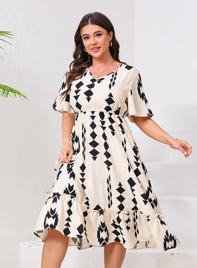 Boho Bell Sleeve Maxi Dresses Plus Size Flowgy Summer Dress