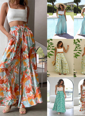 Large size loose cotton linen casual trousers women pants 裤