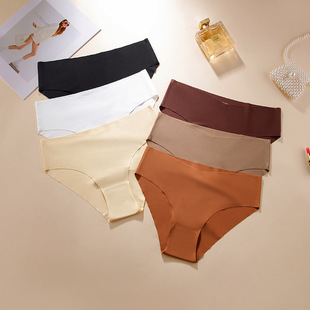 Women's Maternity Underwear Soft Stretchy Ice Silk Panties