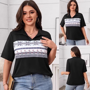 New Arrival Casual Polo Printed Summer Collar Shirt