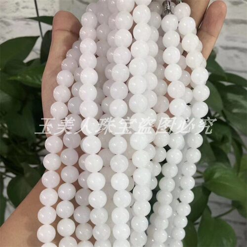 新疆羊脂玉白玉玉石项链
