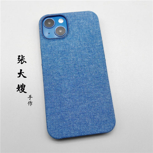 新款复古牛仔布手机壳