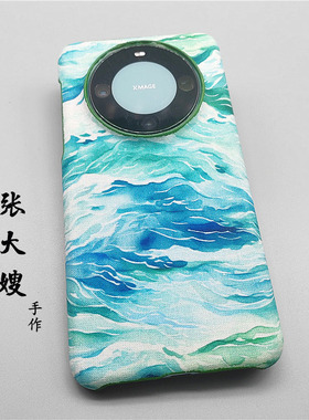 新款原创可水洗手工布艺仙境适用于苹果15pro/14plus/13mini情侣iPhone12/11手机壳创意XR/XSmax硬壳防摔潮牌