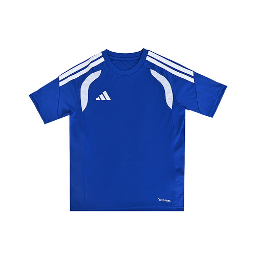 Adidas阿迪达斯新款儿童装男女大童足球短T舒适百搭运动服KB1314