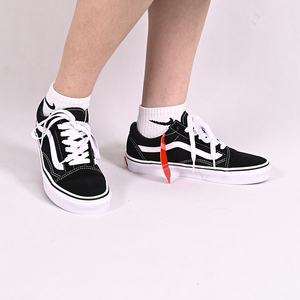 VANS黑白经典男女运动休闲鞋低帮滑板鞋VN000D3HY28 VN0A4UUK6BT