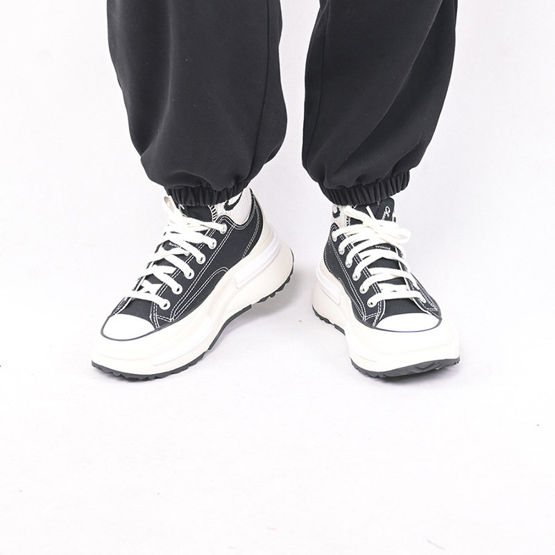 Converse匡威Run Star Legacy CX男女低帮夹心黑色厚底鞋A11489C