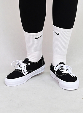 VANS范斯Authentic Reissue 44情侣鞋经典黑白休闲鞋VN000CQABA2