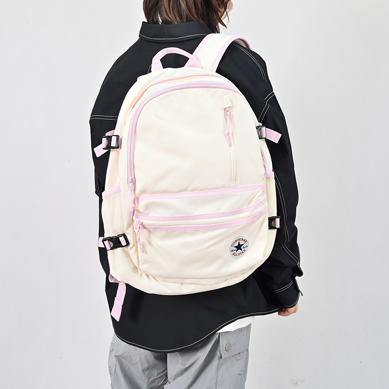 Converse匡威2025新款粉色男女运动休闲双肩包学生书包UA5797-W2Y