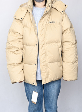 VANS范斯新款男子保暖羽绒夹克运动休闲百搭连帽外套VN000RVT4MG