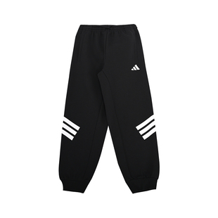 Adidas阿迪达斯新款儿童装男大童针织长裤束脚舒适运动裤JD1298