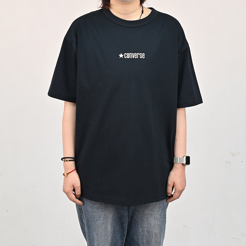 【王源同款】CONVERSE匡威夏季男星星LOGO短袖宽松休闲T恤MCH600