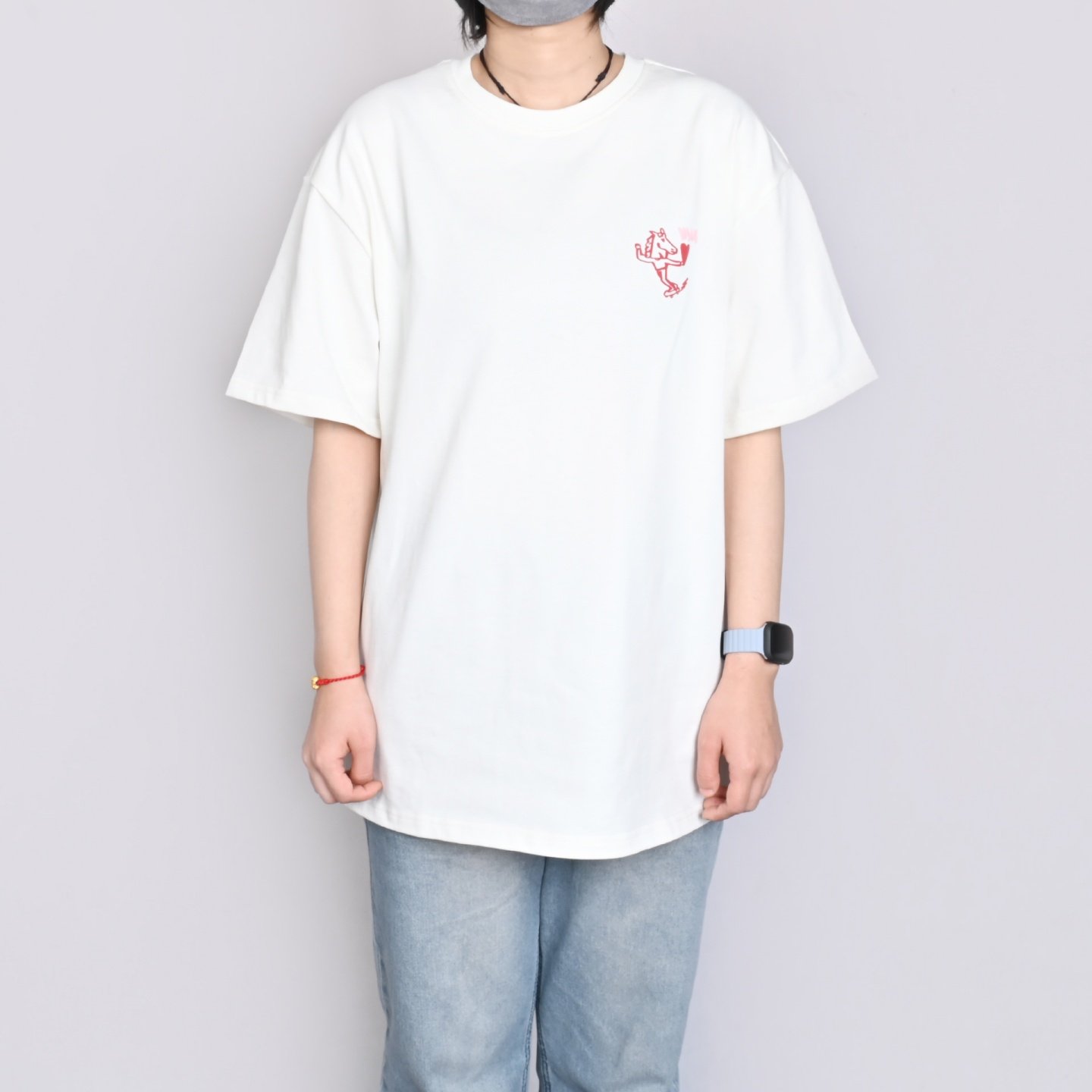 VANS范斯新款男子运动休闲白色短袖简约百搭圆领T恤VN000ZXPFS8