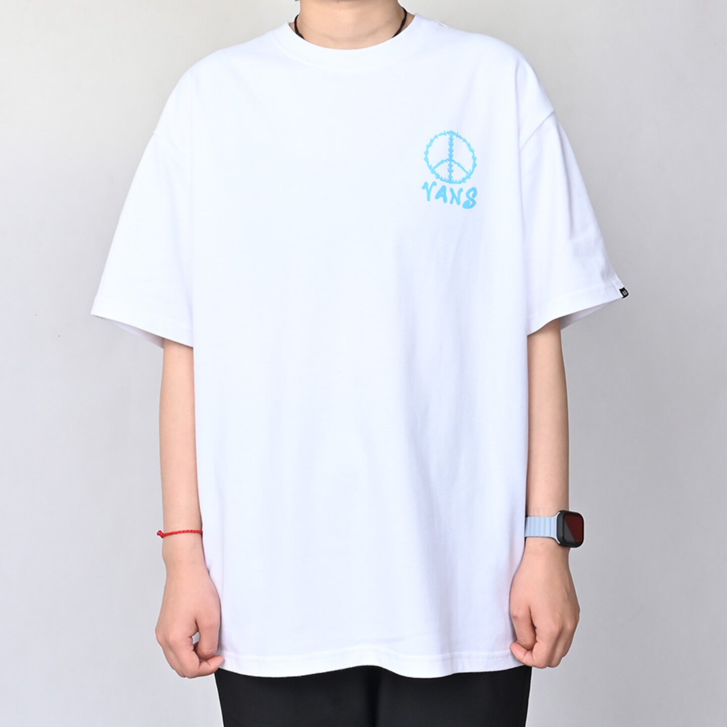 VANS范斯夏季新款男子圆领短袖运动休闲百搭宽松T恤VN000TMSJVY