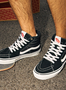 VANS范斯新款男女鞋时尚高帮运动休闲鞋百搭板鞋VN0A5FCCY28