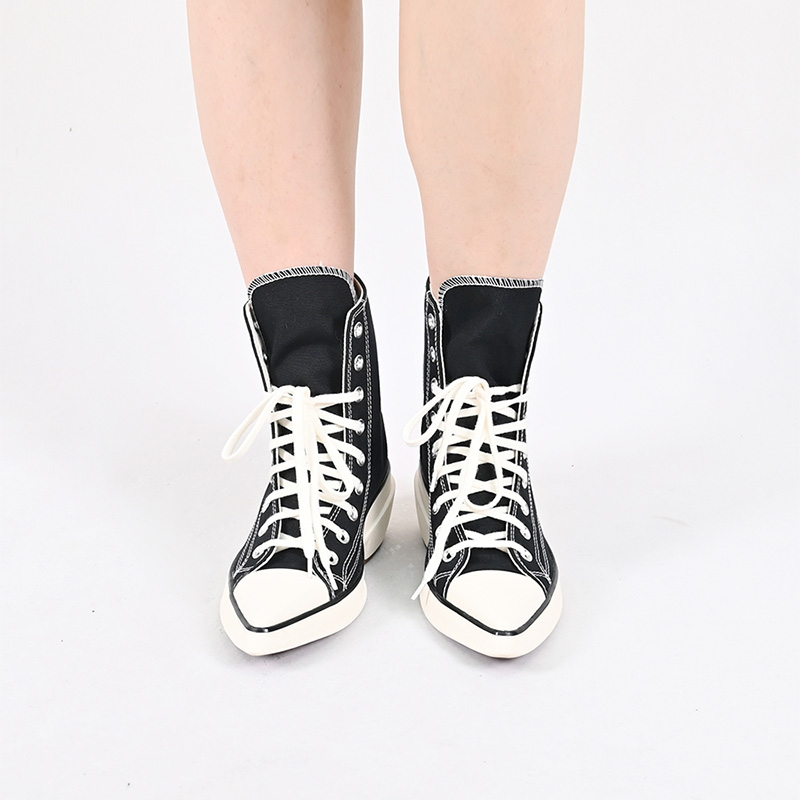 Converse/匡威新款Chuck 70 De Luxe Pointed女帆布高跟鞋A13016C
