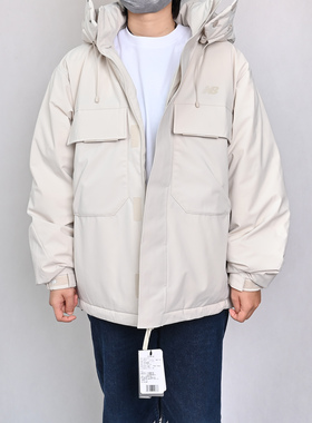 NEW BALANCE NB新款男子保暖羽绒服运动休闲连帽外套AMJ54344-TWF