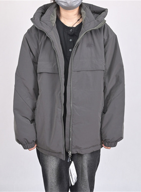 NEW BALANCE NB新款冬季男子保暖棉服运动休闲连帽外套NQF41341