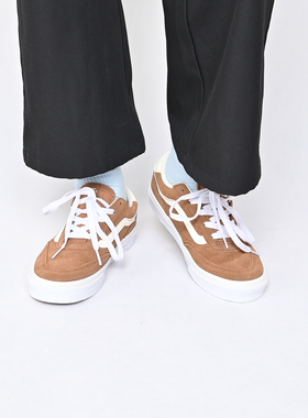 VANS范斯Brooklyn LS棕色简约复古女鞋低帮休闲板鞋VN000D7UGWT