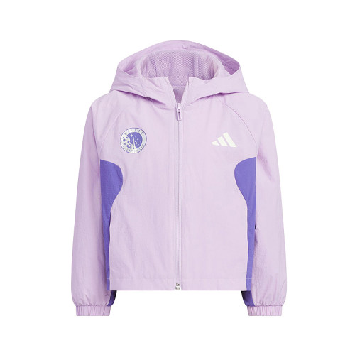 Adidas新款女小童梭织外套
