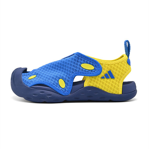 Adidas阿迪达斯新款儿童鞋男小童沙滩鞋舒适百搭拼色休闲鞋KI8909
