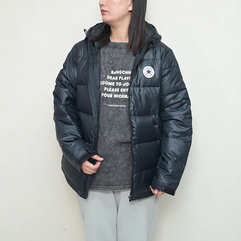 Converse匡威冬季男子运动保暖连帽羽绒服休闲上衣10004603-A02,运动服/休闲服装,运动羽绒服,淘宝优惠券,粉丝福利购,淘宝优惠卷