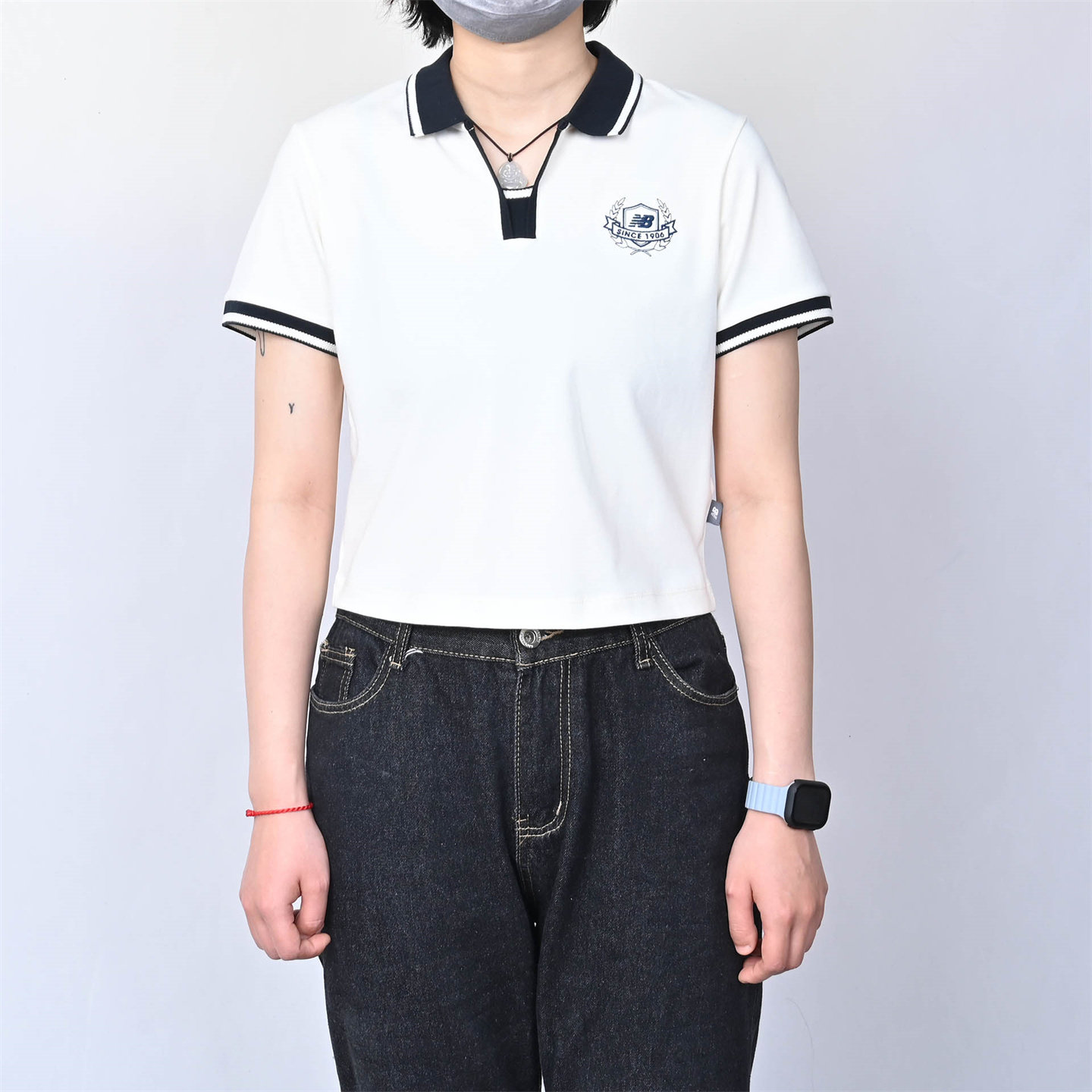 NEW BALANCE NB夏季女款短袖POLO衫运动休闲百搭上衣WT61R090-CIC