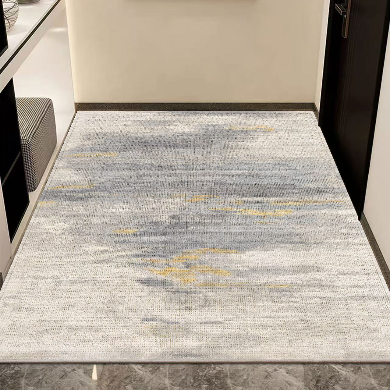 比利时圈绒入户门地垫防滑吸水脚垫耐脏门垫卫生间门口垫子家用