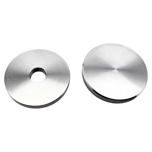 304不锈钢广告钉螺母薄实心平面装饰玻璃盲孔通孔固定螺母M5-M10