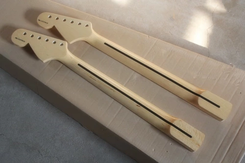 DIY Полуафинированная большая голова пианино головы кленовый кленовый пианино -шейка 21 -Распространенная яркая краска с медной подушкой для головы может настроить розовую доску пальцев