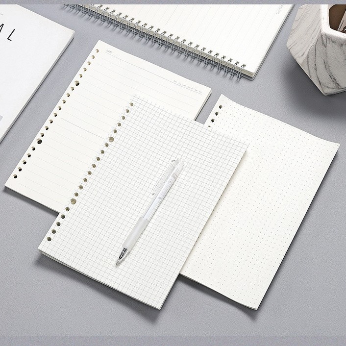 活页纸替芯a5b5可拆卸活页夹外壳加厚活页芯纸20孔26孔笔记本