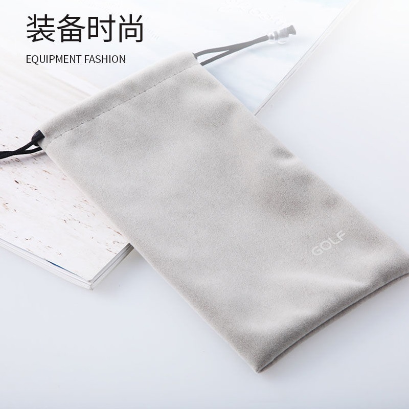 束口蓝牙耳机袋袋加厚收纳袋手机d充电宝相机包绒布袋cc无线鼠标