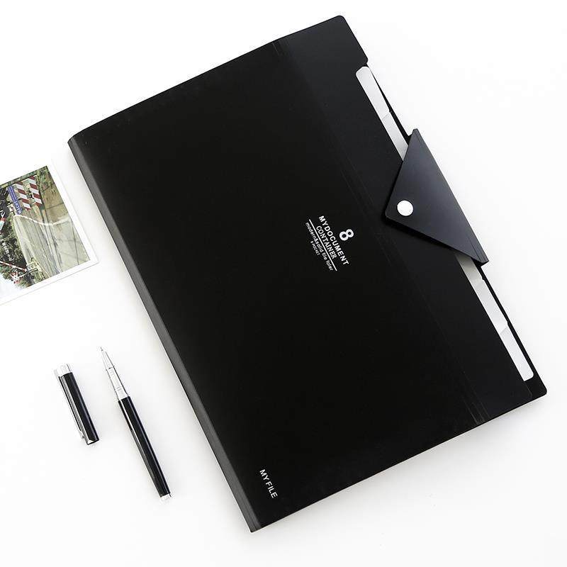 风琴式文件夹韩式创意文具风琴包多层男女夹资料册A4插页文件袋