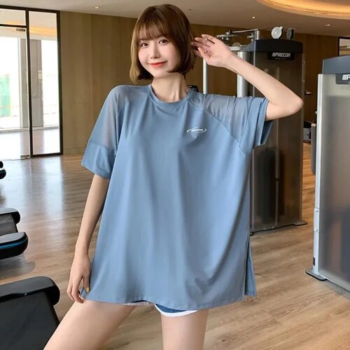 速干T恤大码健身服短袖瑜伽服薄