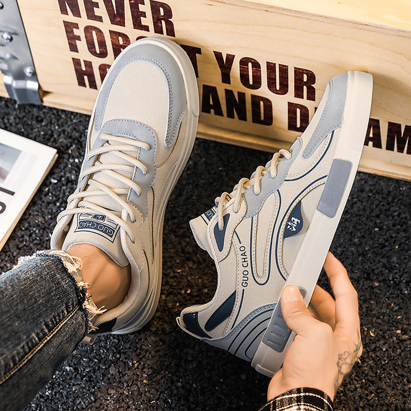 大码45鞋子男鞋秋季2025新款46男士休闲鞋47皮面男款板鞋低帮鞋,流行男鞋,帆布鞋,淘宝优惠券,粉丝福利购,淘宝优惠卷