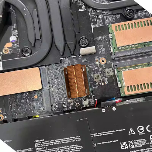 GP76笔记本南桥散热片纯紫铜微星MSI泰坦坦克系列12V专用小风扇