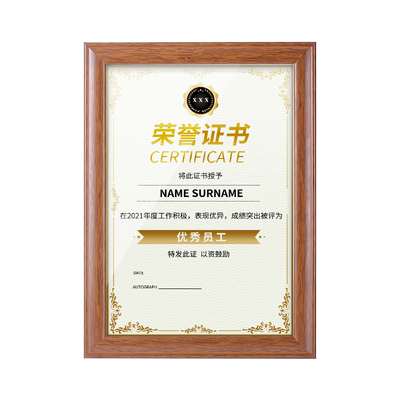 金隆兴证书框证照展示框