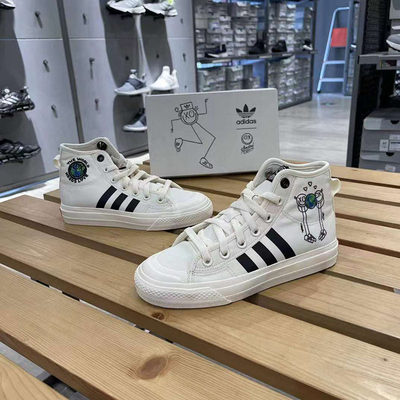 Adidas/阿迪达斯正品RF男女情侣休闲运动经典帆布鞋GZ2204